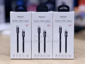 Yesido CA206 60W Type-C to Type-C Ultra Thin Braided Data Cable