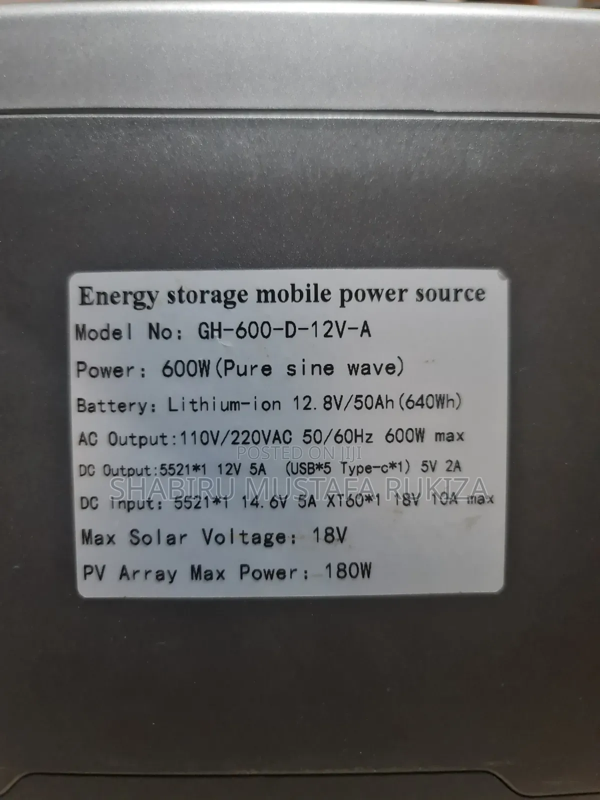 600Ah Power Station