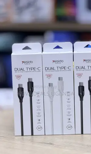 Yesido CA175 60W Fast Charging Type-C to Type-C Cable 1M