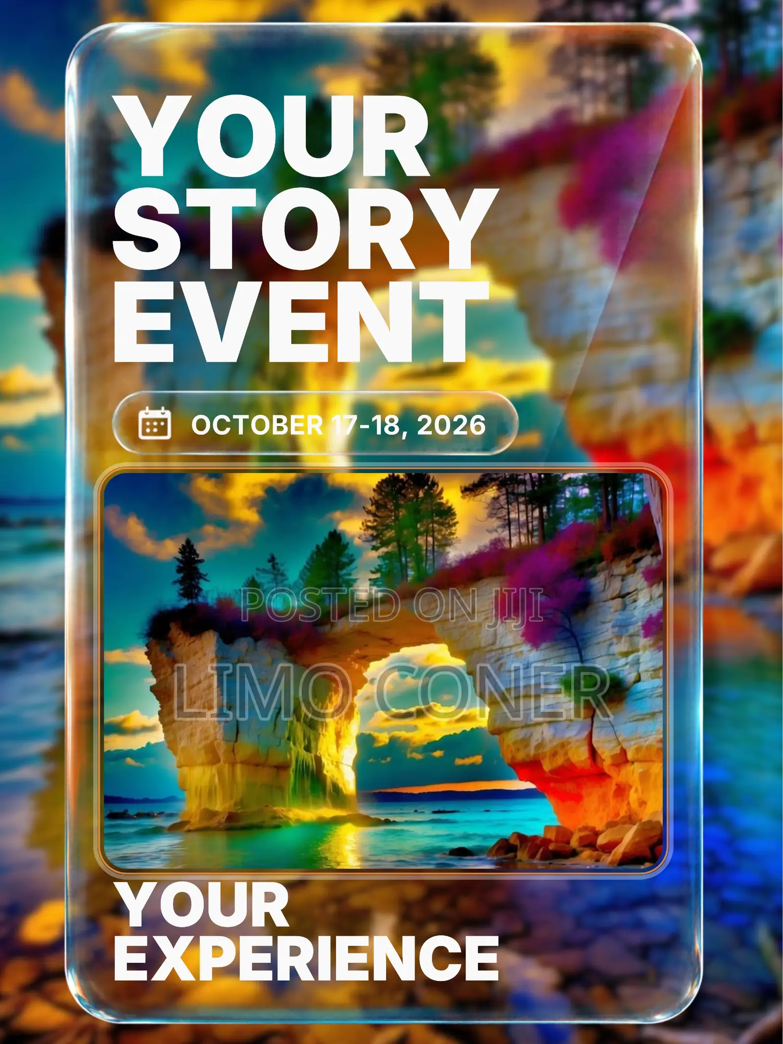 Glassphorism Instagram and Tiktok Story and Reels Template