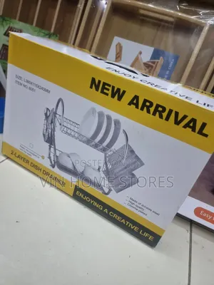 2 Layer Dish Rack Drainer Size L360x115x240mm