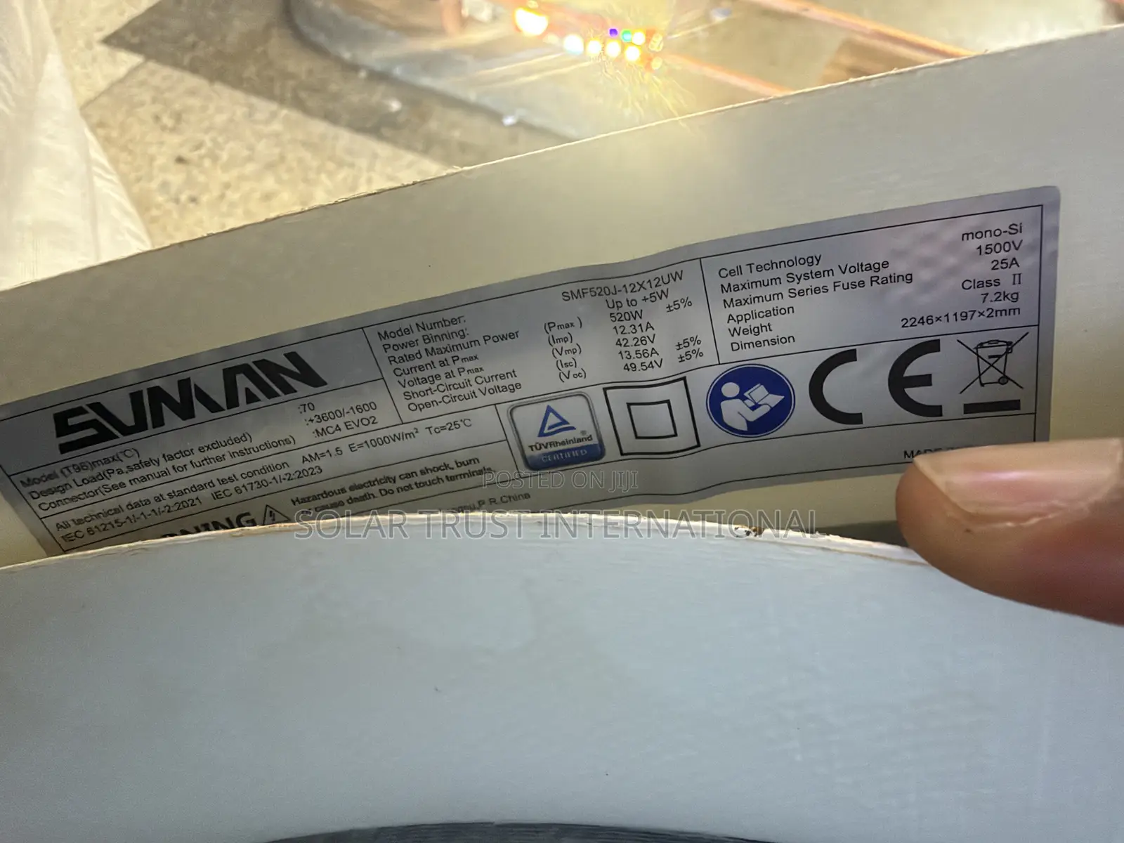 Foldable Panel 520watts