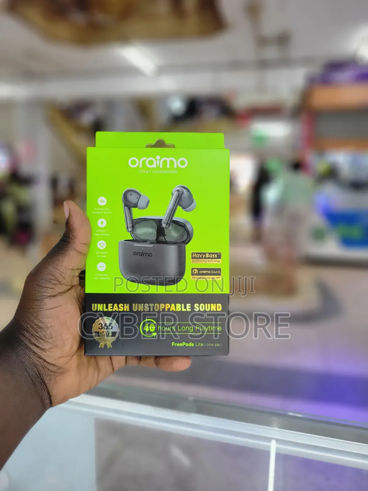 Oraimo FreePods Lite (Model OTW-330) True Wireless Earbuds.