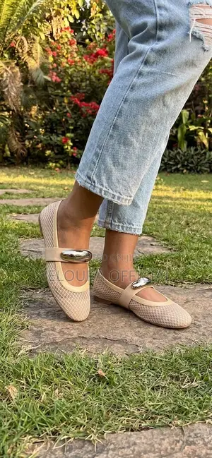 Mesh Mary Jane Flats