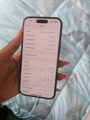 Apple iPhone 15 128 GB Black