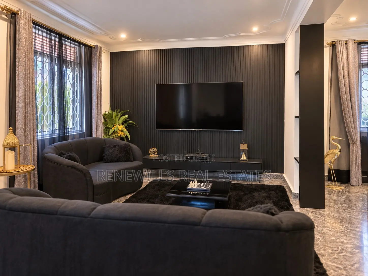Furnished 4bdrm House in Renewills Real, Katabi for rent