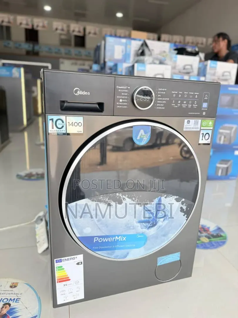 10 KGS Midea Front Loader Washing Machine