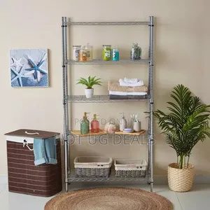 5-Tier Heavy Duty Wire Shelving Unit | Garage & Pantry Storage Rack