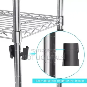 5-Tier Heavy Duty Wire Shelving Unit | Garage & Pantry Storage Rack