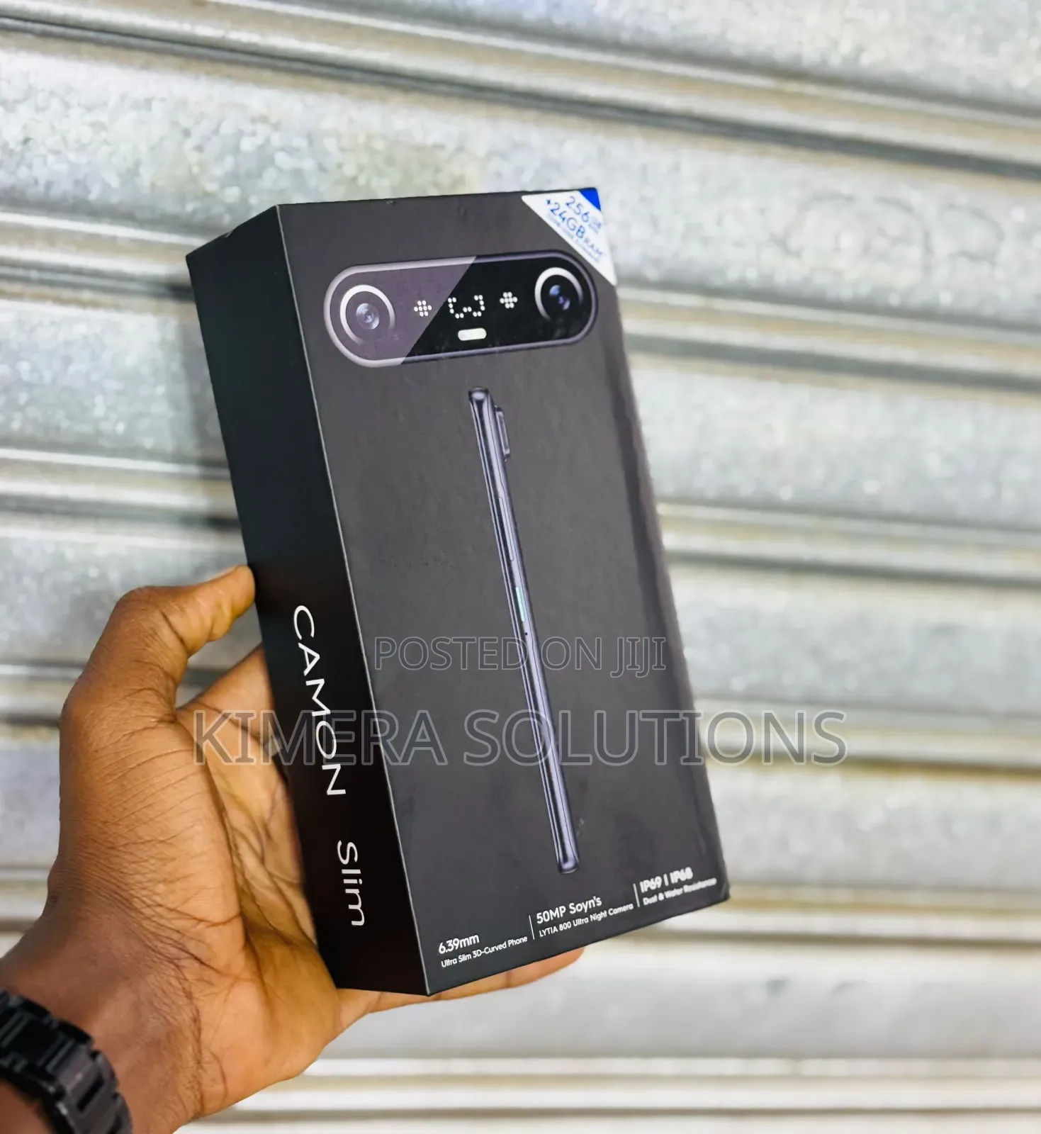 New Tecno Camon Slim 256 GB Black