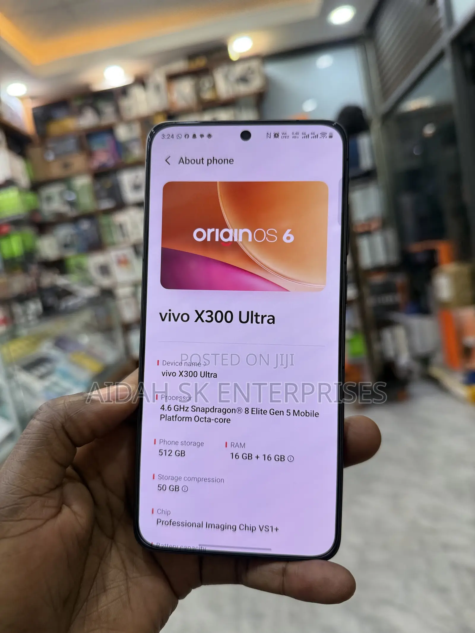 New Vivo X300 Ultra 512 GB Black