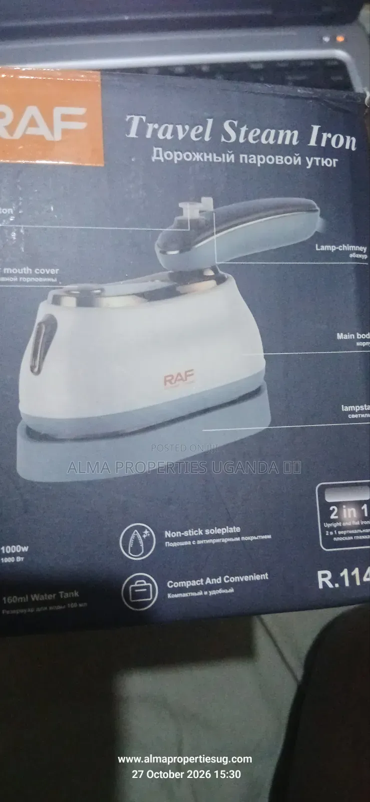 Raf Travel Steam Iron