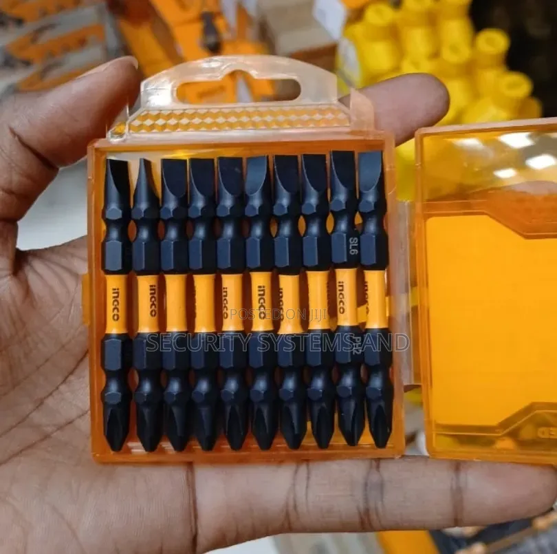 INGCO Impact Screwdriver Bits PH2 65mm – 10PCS Set