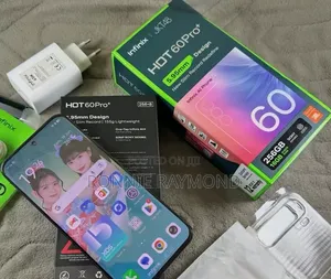 New Infinix Hot 60 Pro+ 256 GB White