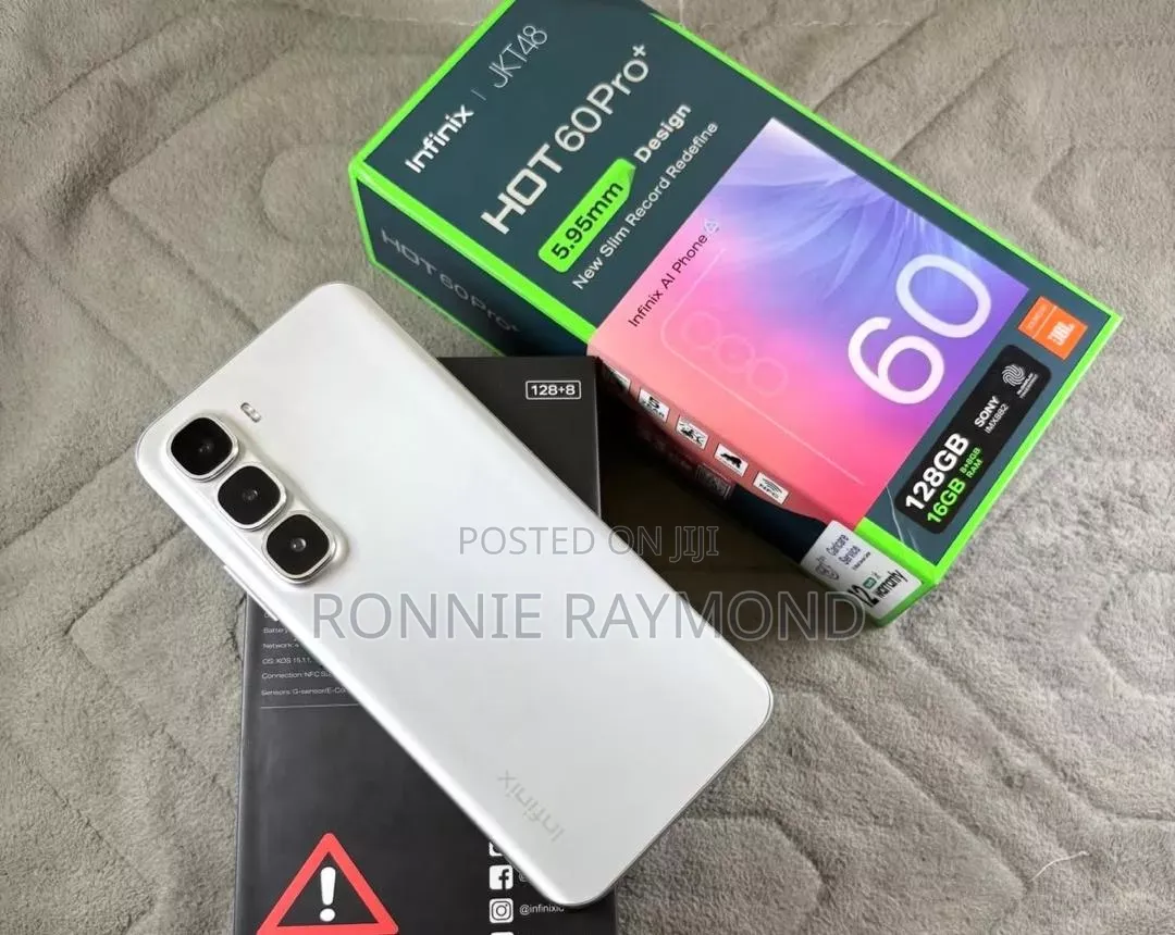 New Infinix Hot 60 Pro+ 256 GB White