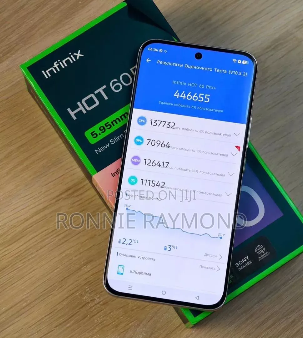 New Infinix Hot 60 Pro+ 256 GB White