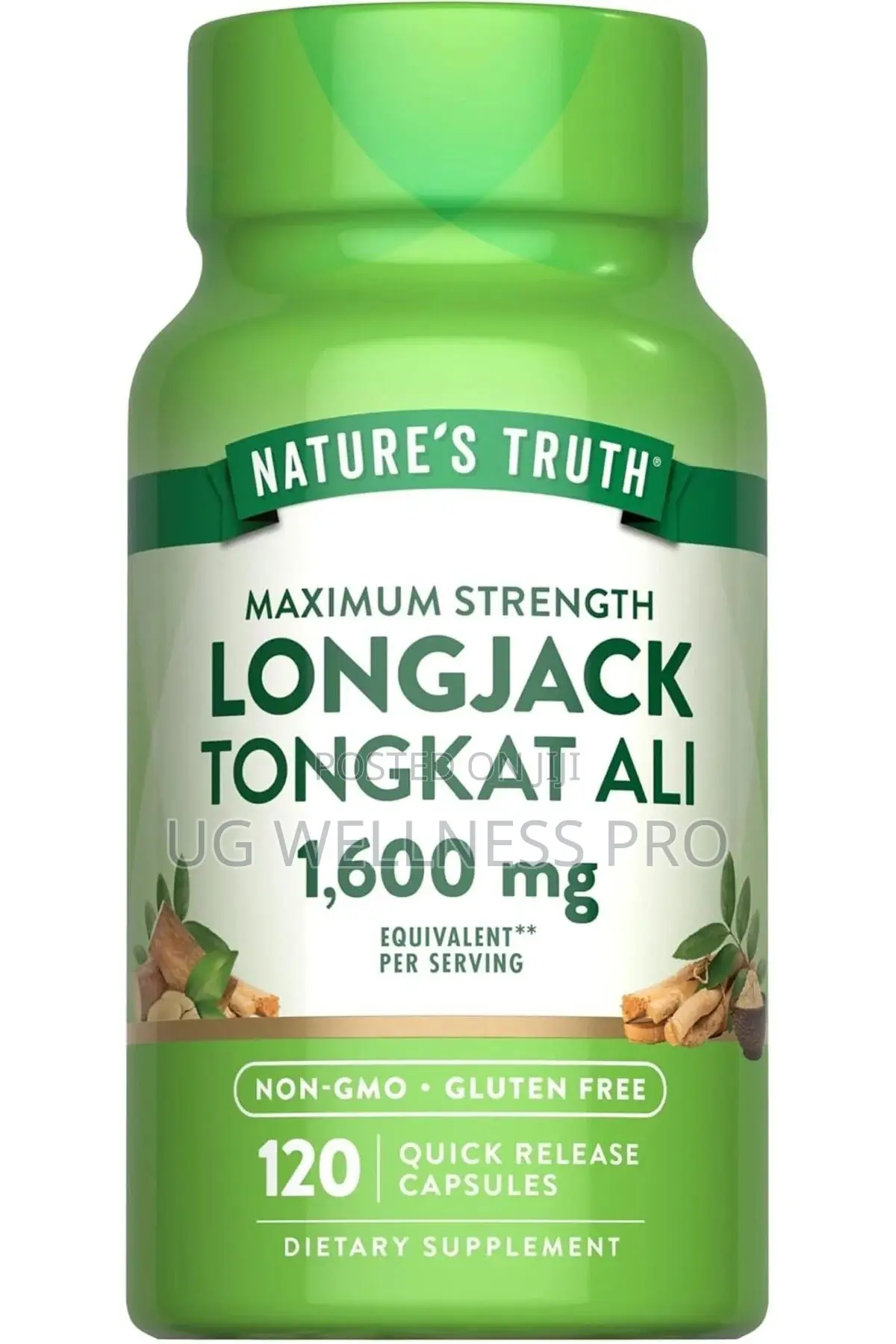 Tongkat Ali 1000mg (120 Quick Release Caps) - Male Vitality Support