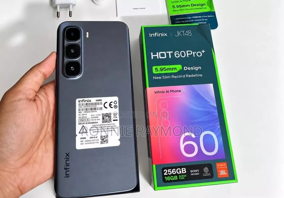 New Infinix Hot 60 Pro+ 256 GB Black