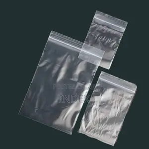 100pcs Ziplock Bags | Resealable Transparent Packaging