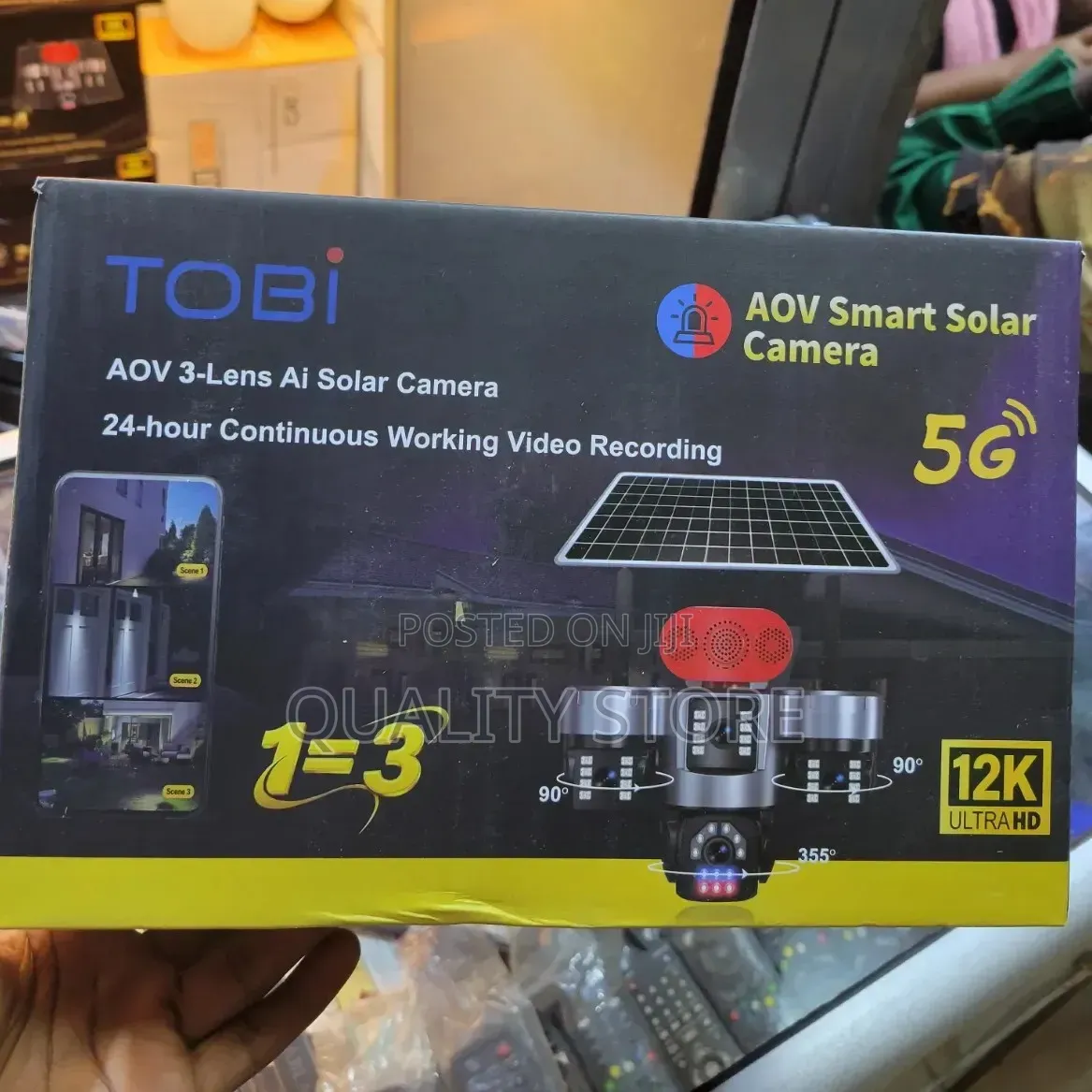 TOBI Aov 3 Lens Ai Solar Camera