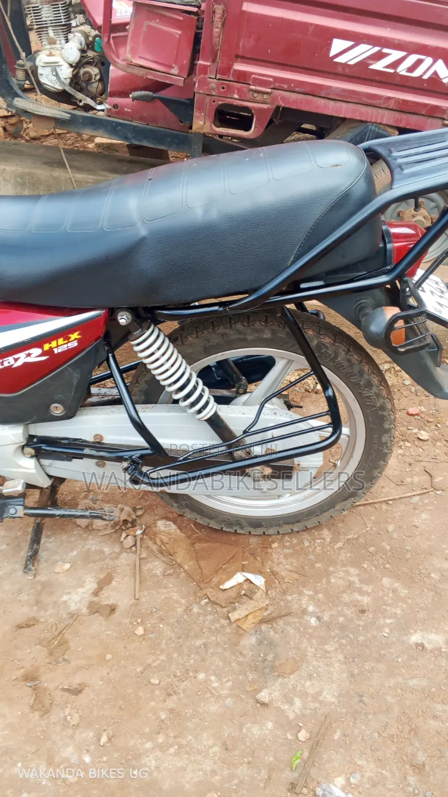 TVS HLX 125 2023 Red