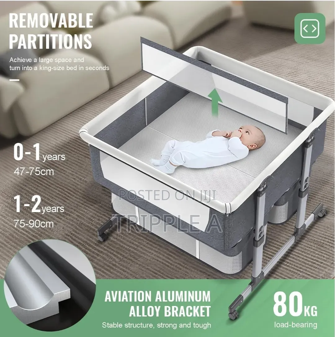 Twins Baby Bassinet Bedside Sleeper