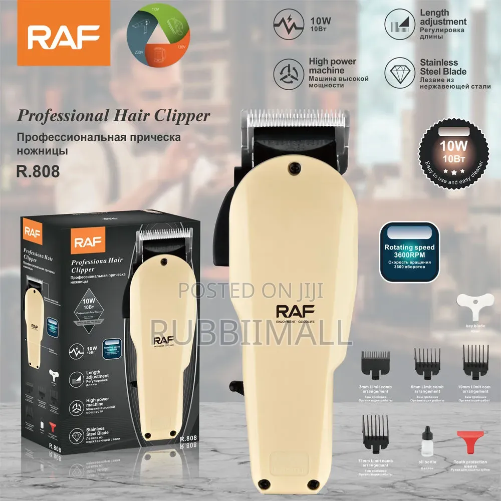 RAF R.808 Professional Non Rechargeable Hair Clipper