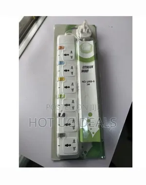 G&T 6-Way Extension Socket (3M) With Individual Switches