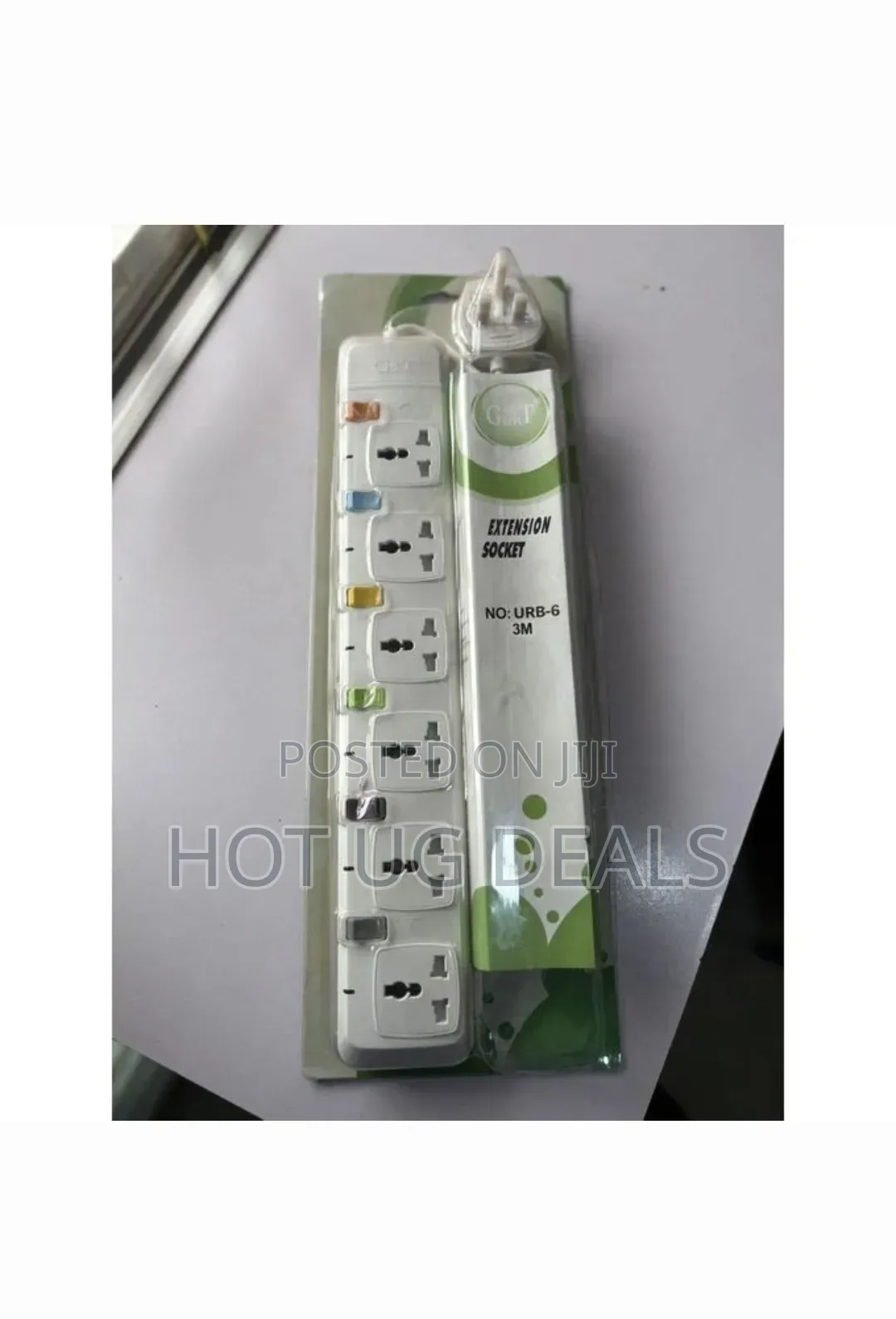 G&T 6-Way Extension Socket (3M) With Individual Switches