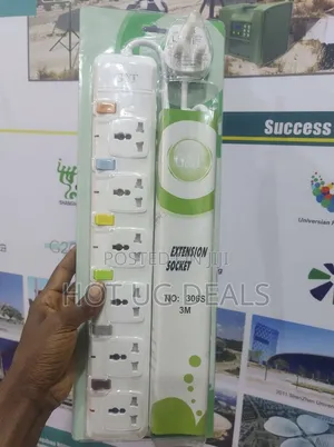 G&T 6-Way Extension Socket (3M) With Individual Switches