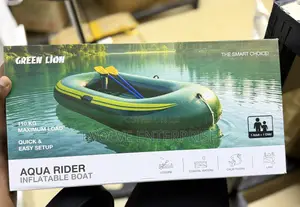 Green Lion Aqua Rider Inflatable Boat - Green