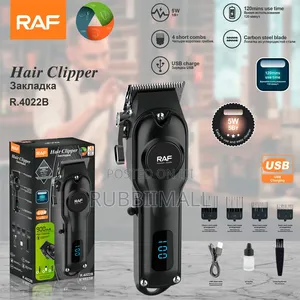 RAF R.4022B Rechargeable Electric Hair Clipper and Grooming Kit.