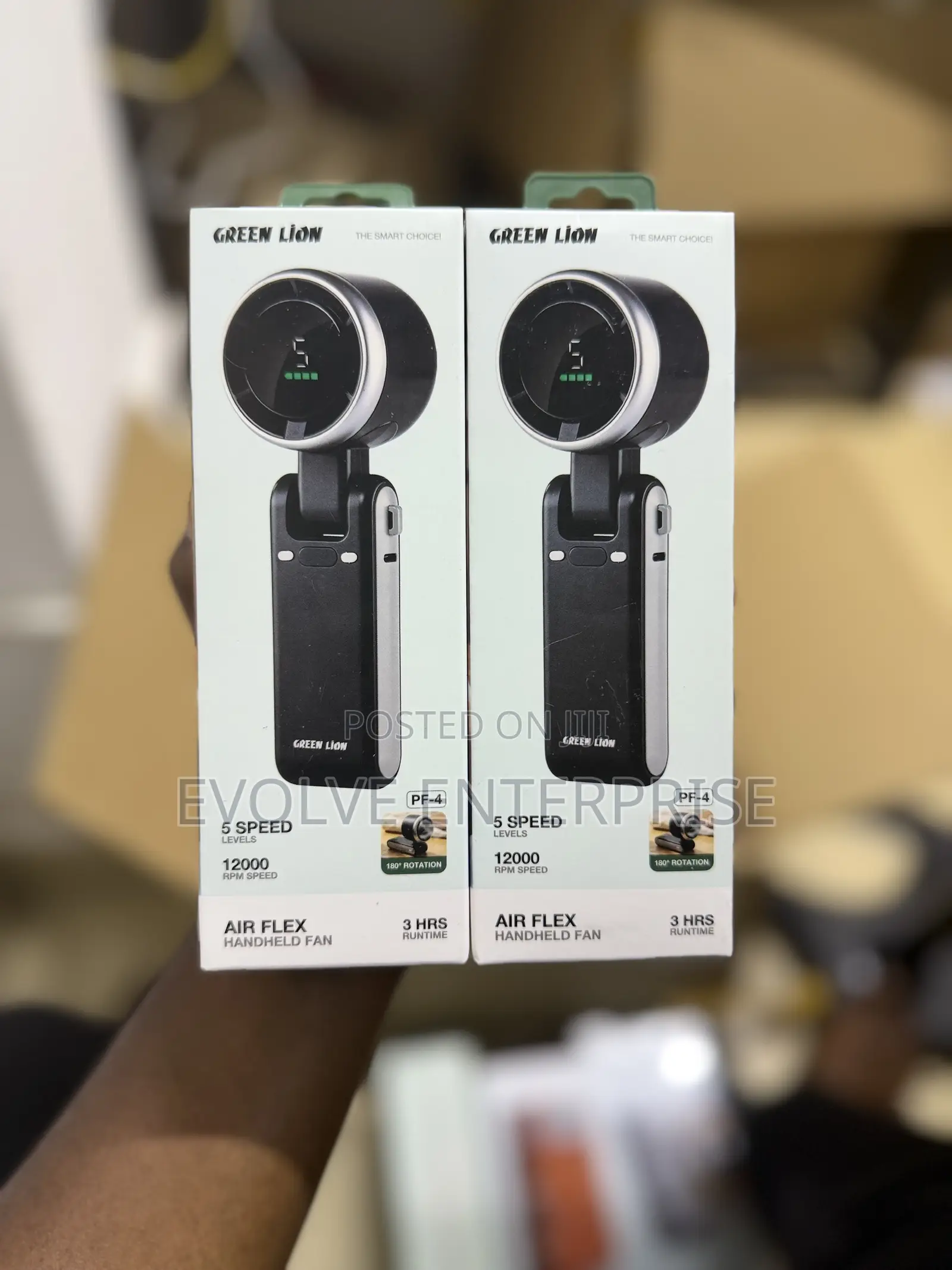 Green Lion Air Flex Handheld Fan