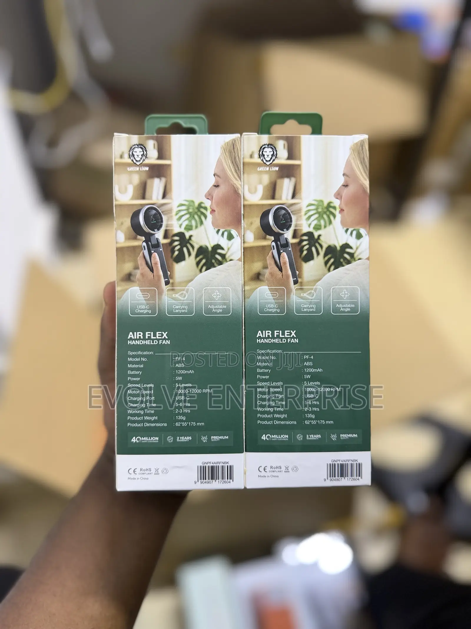 Green Lion Air Flex Handheld Fan