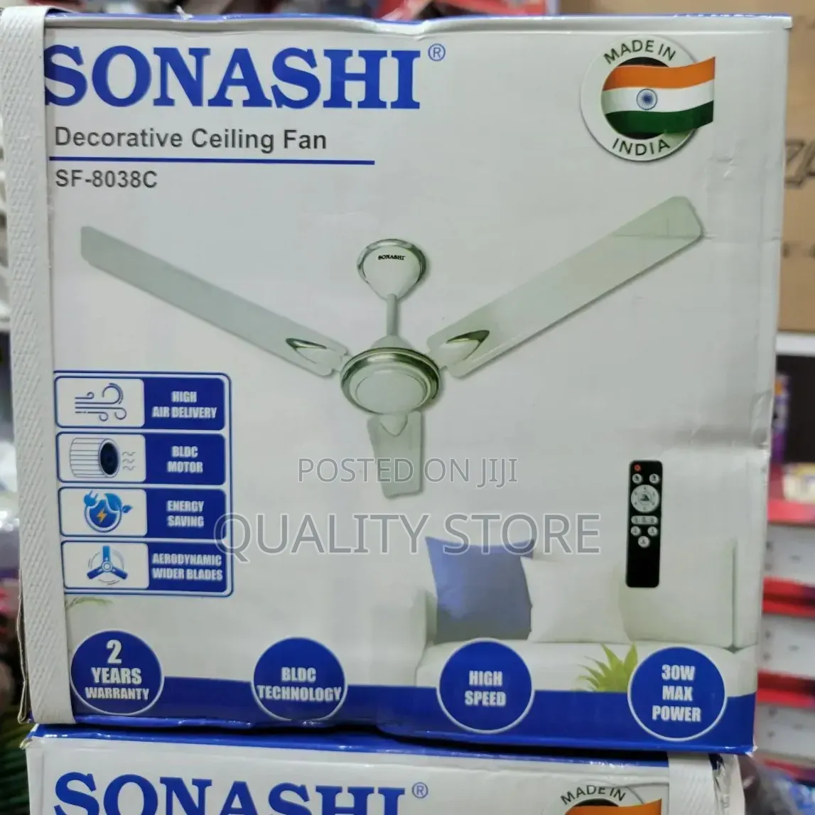 Sonashi Ceiling Fan With Remote Control 56 Inches