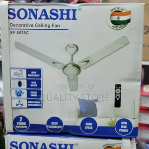 Sonashi Ceiling Fan With Remote Control 56 Inches