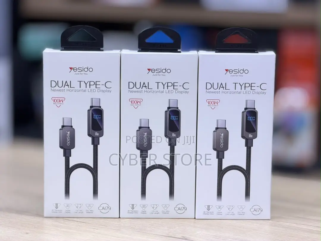 Dual Type-C to Type-C 100W Fast Charging Cable