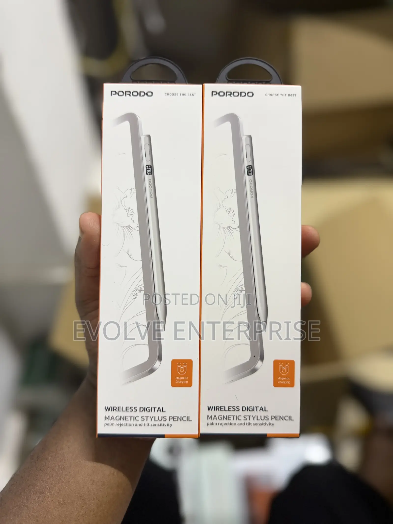 Porodo Wireless Digital Magnetic Stylus Pencil for iPad