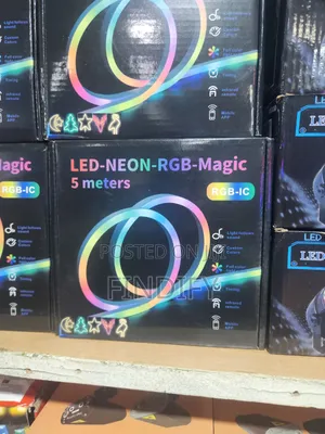 LED Neon RGB Magic Light Strip With Remote Control and App, RGB