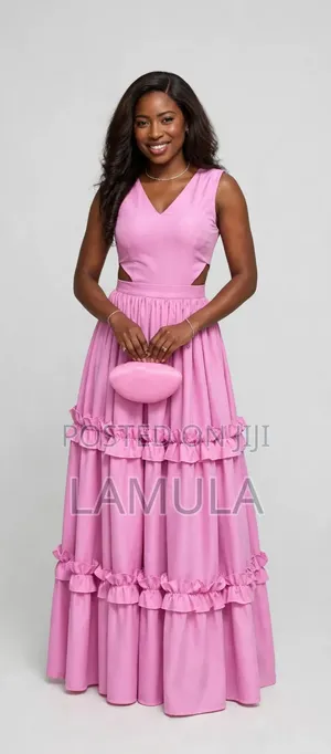Sleeveless v Neck Dress