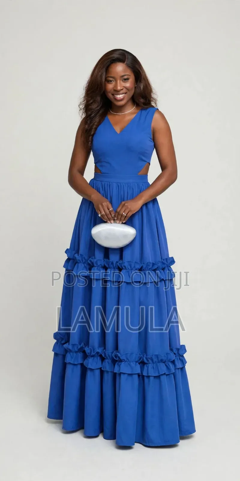 Sleeveless v Neck Dress