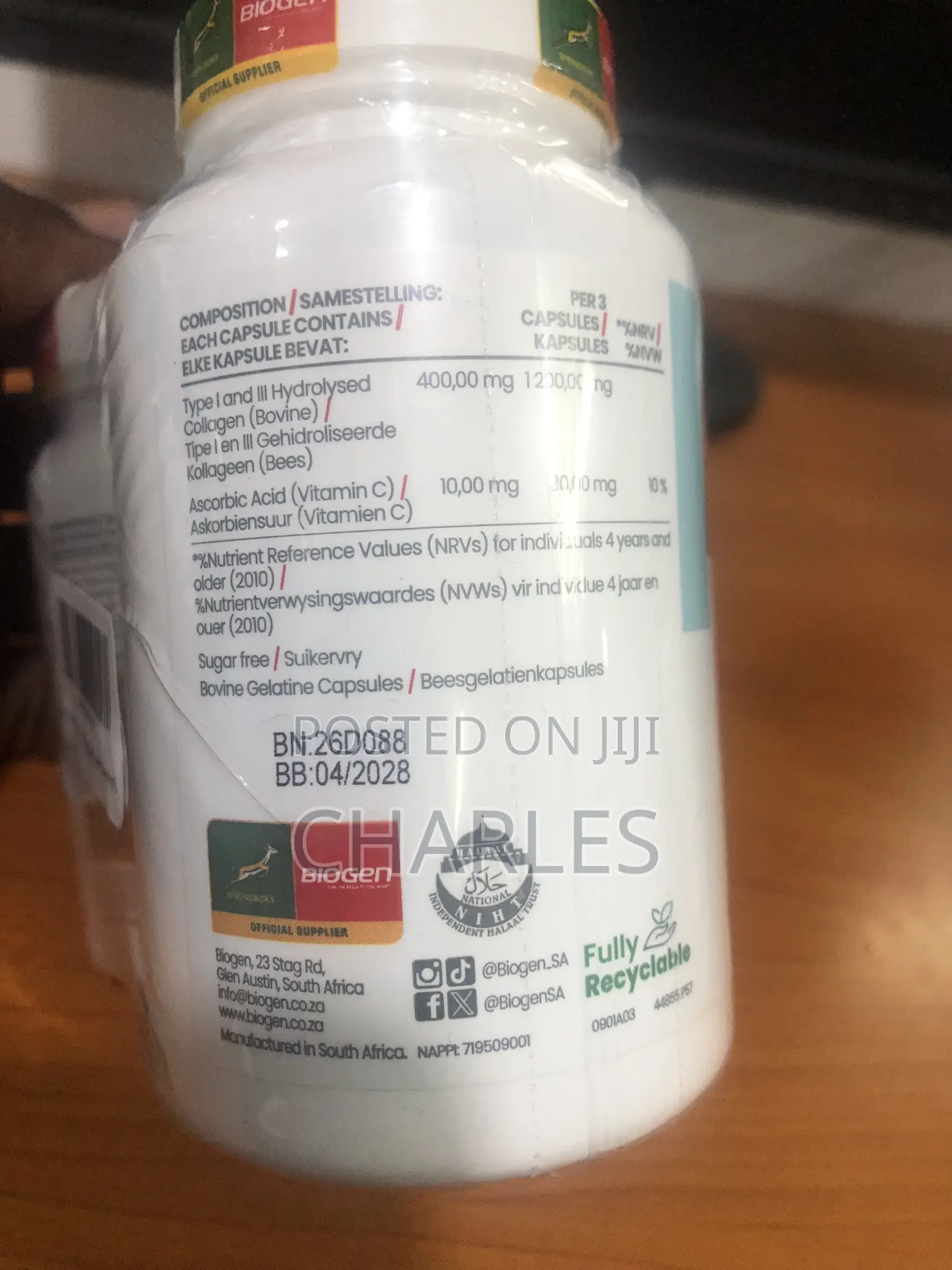 Hydrolysed Collagen