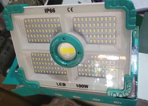 Projection Solar Rechargeable Flood Lights 100w