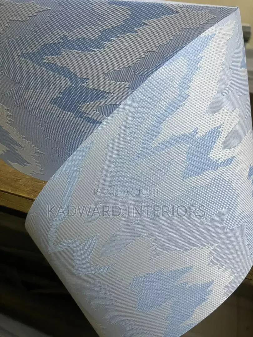 Wave Blue Office Covering Per Square Metre