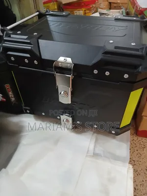 Black Universal Motorcycle Top Case