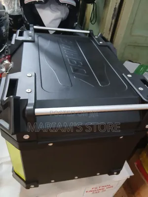 Black Universal Motorcycle Top Case