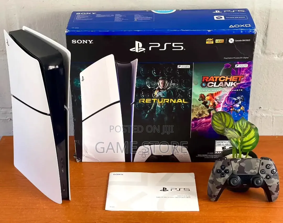 PS5 Slim Digital Boxed – She Said Choose Her or Gaming, Mukama Wange!