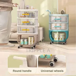 Wheelled Baby Organizer Cart