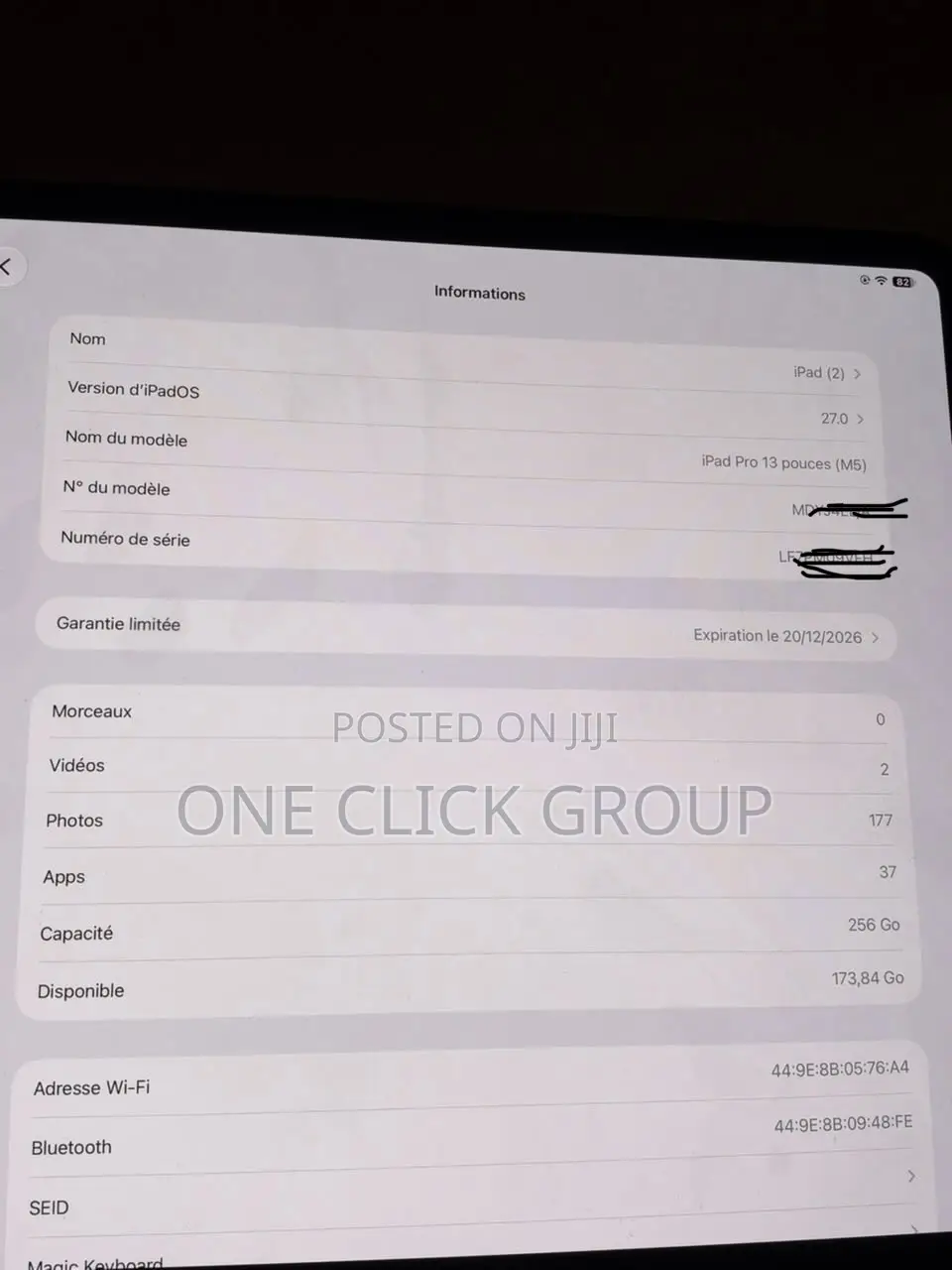 New Apple iPad (2025) 256 GB Gray