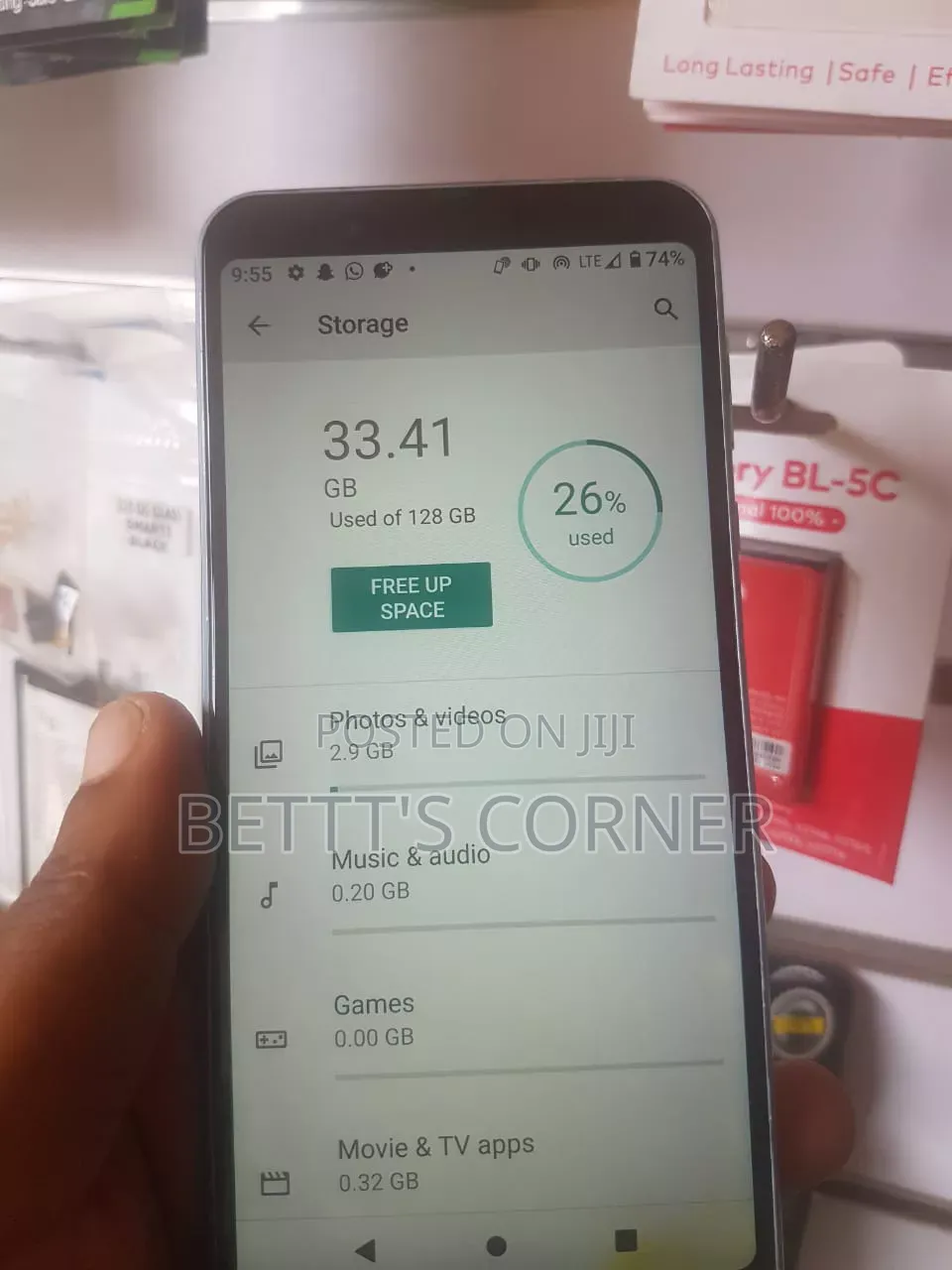 Mobile Phone 128 GB Silver